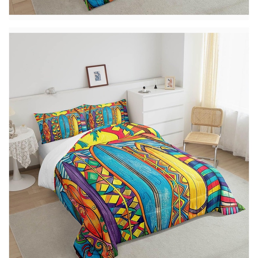Vibrant Multicolor Bedding Set